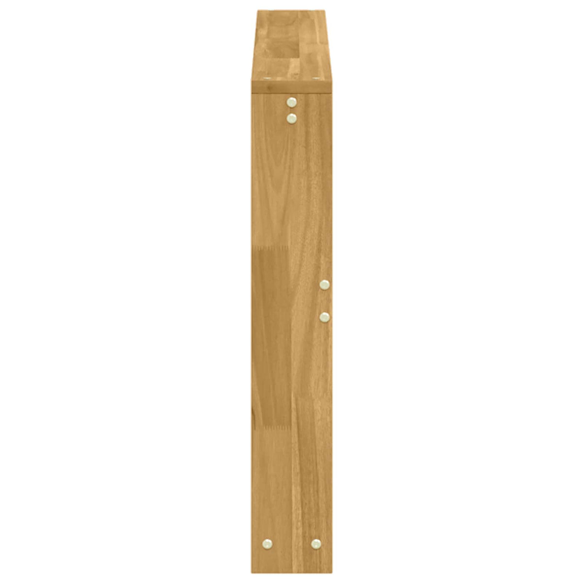 Armlænsmodul 2 stk. Hvid 78,5 x 10 x 61 cm Massivt Akacietræ