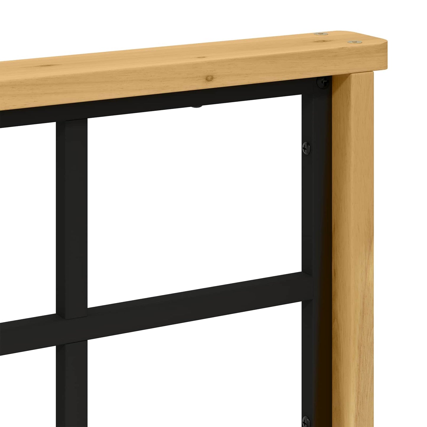 Armlænsmodul 2 stk. Hvid 80 x 6 x 61 cm Massivt Akacietræ