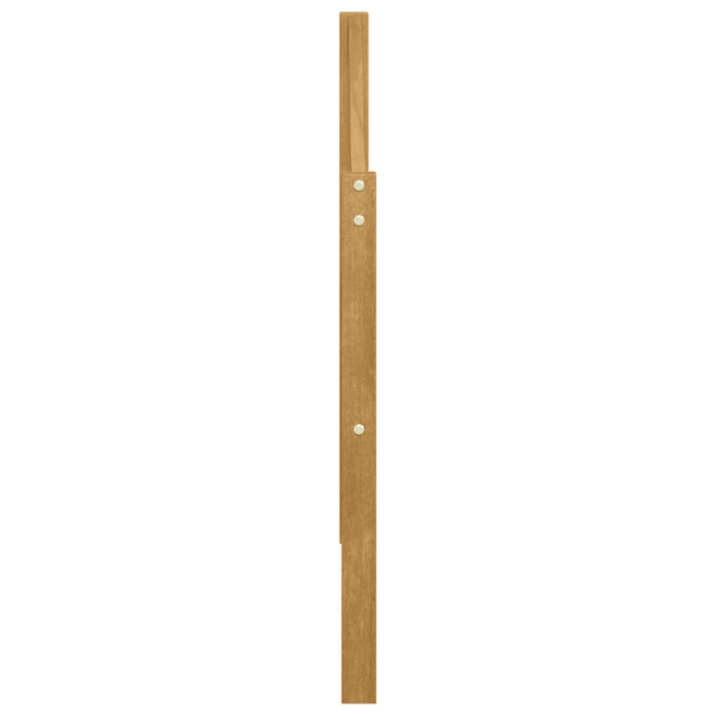 Armlænsmodul 2 stk. Hvid 79 x 4 x 73 cm Massivt Akacietræ