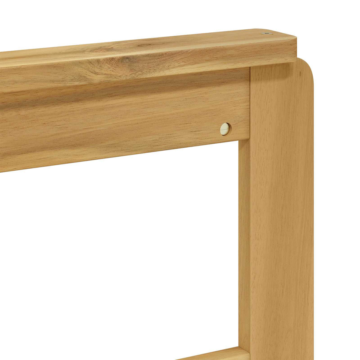 Armlænsmodul 2 stk. Hvid 79 x 6 x 61 cm Massivt Akacietræ