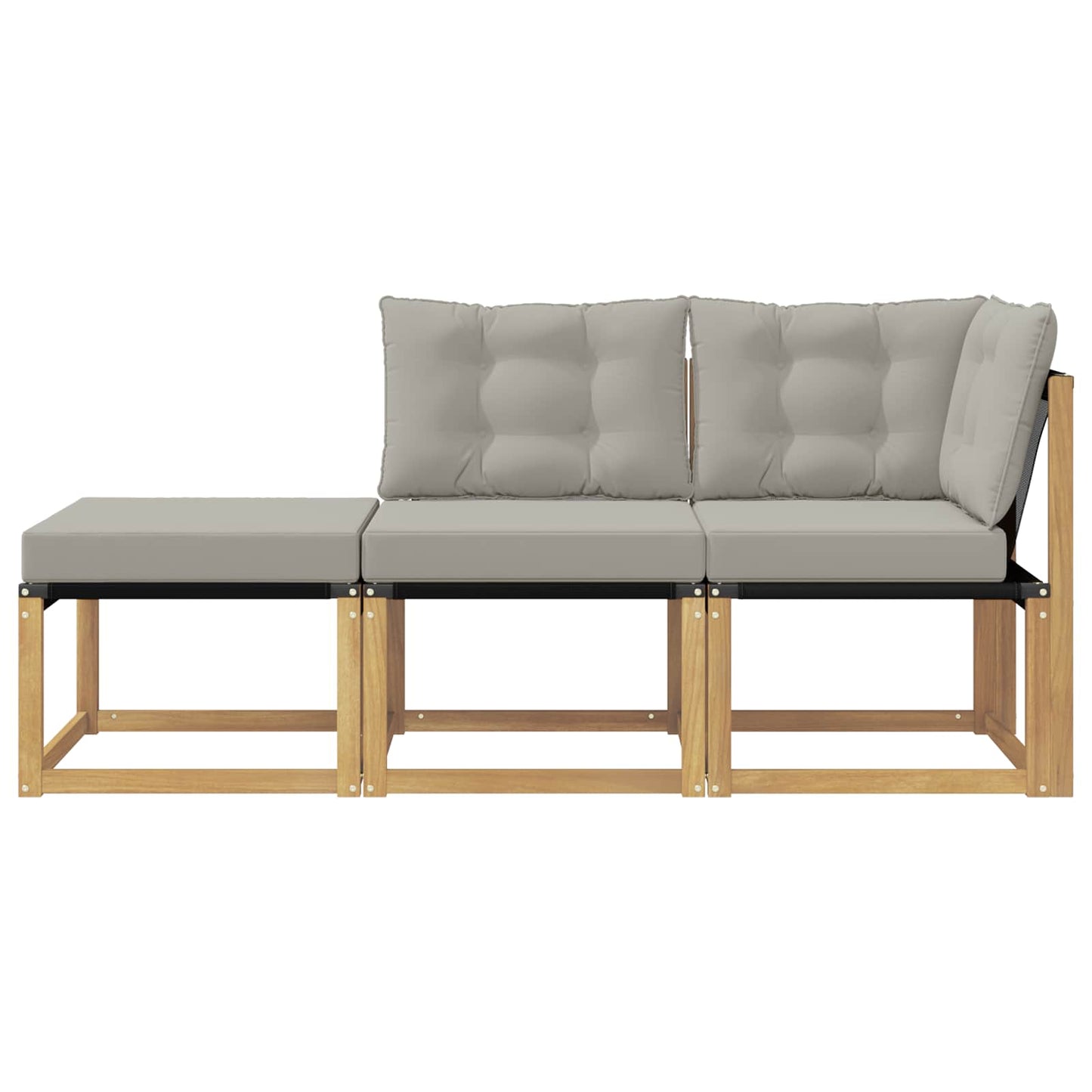 3 stk. Sektionel sofa enheder Hvid