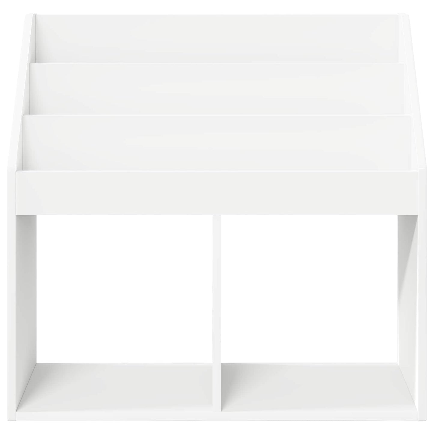 Børnebogreol Hvid 72,5 x 29,5 x 69 cm Konstrueret træ