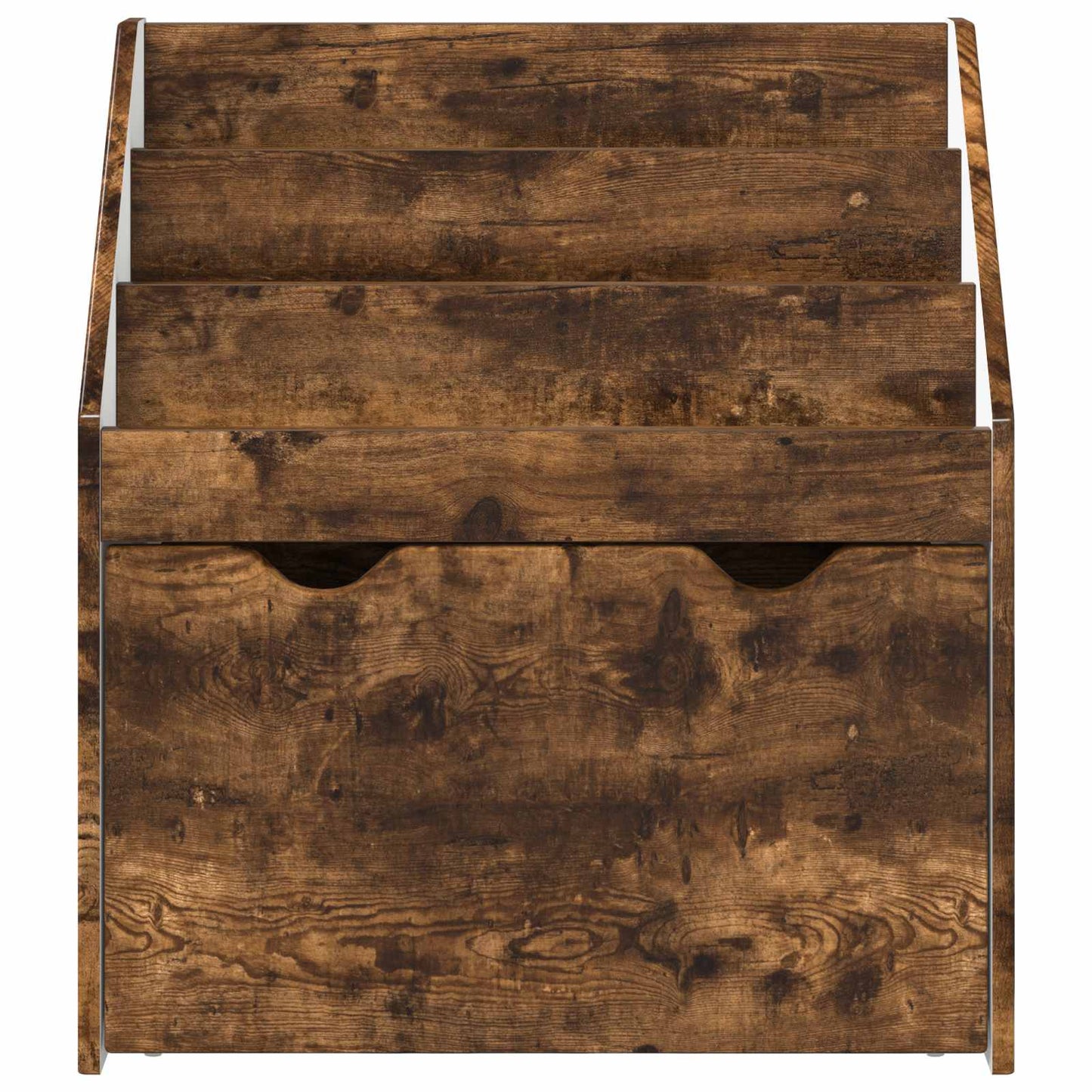Børnebogreol Røget eg 60 x 29,5 x 69 cm Konstrueret træ