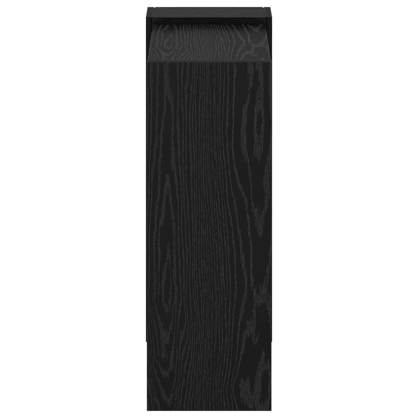 Bogreol 2 niveauer 52 x 25 x 71,5 cm Konstrueret træ Sort eg