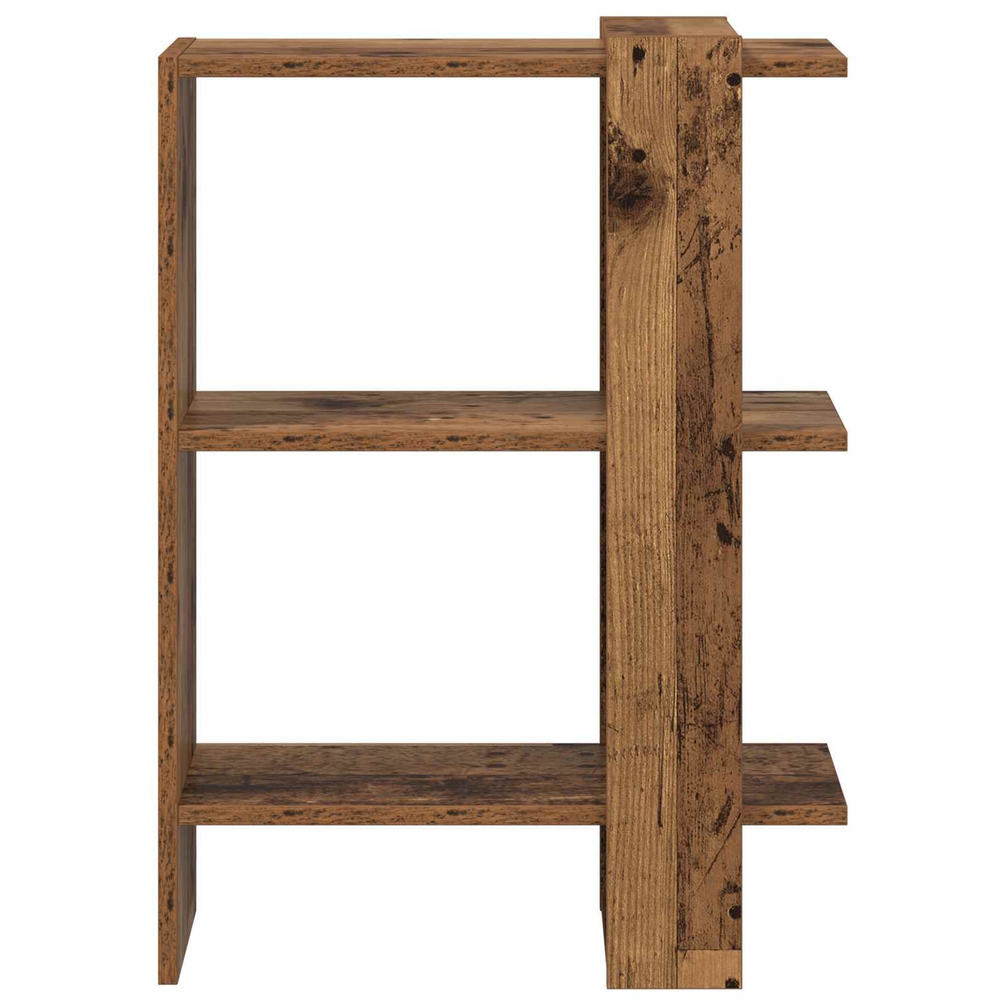 Bogreol 2 niveauer 52 x 25 x 71,5 cm Konstrueret træ