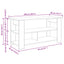 TV stand Sonoma eg 100 x 40 x 50 cm