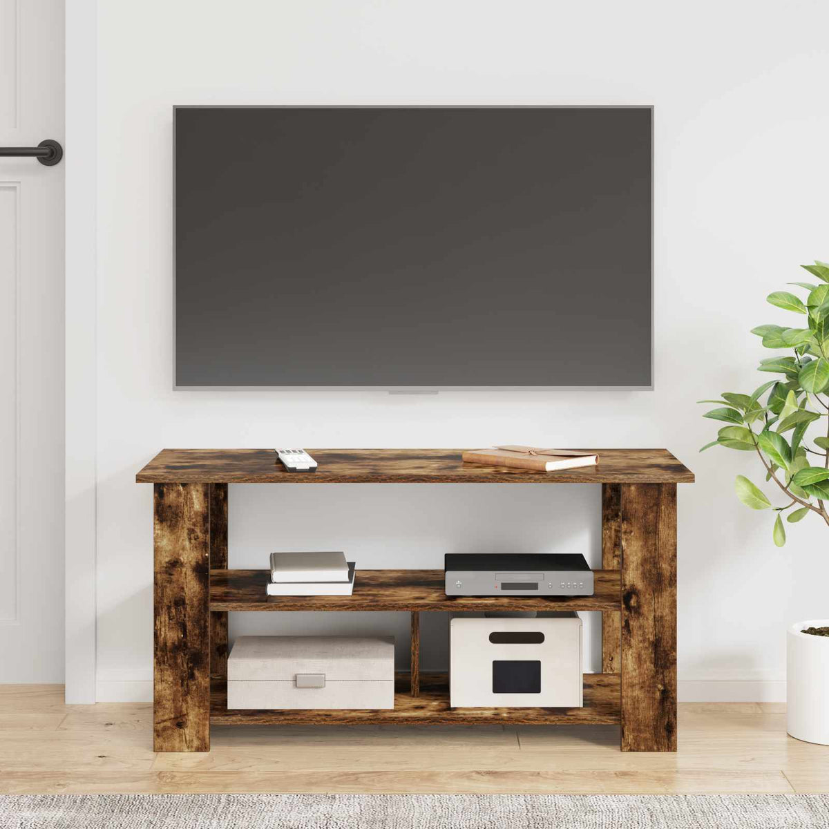 TV stand Røget eg 100 x 40 x 50 cm