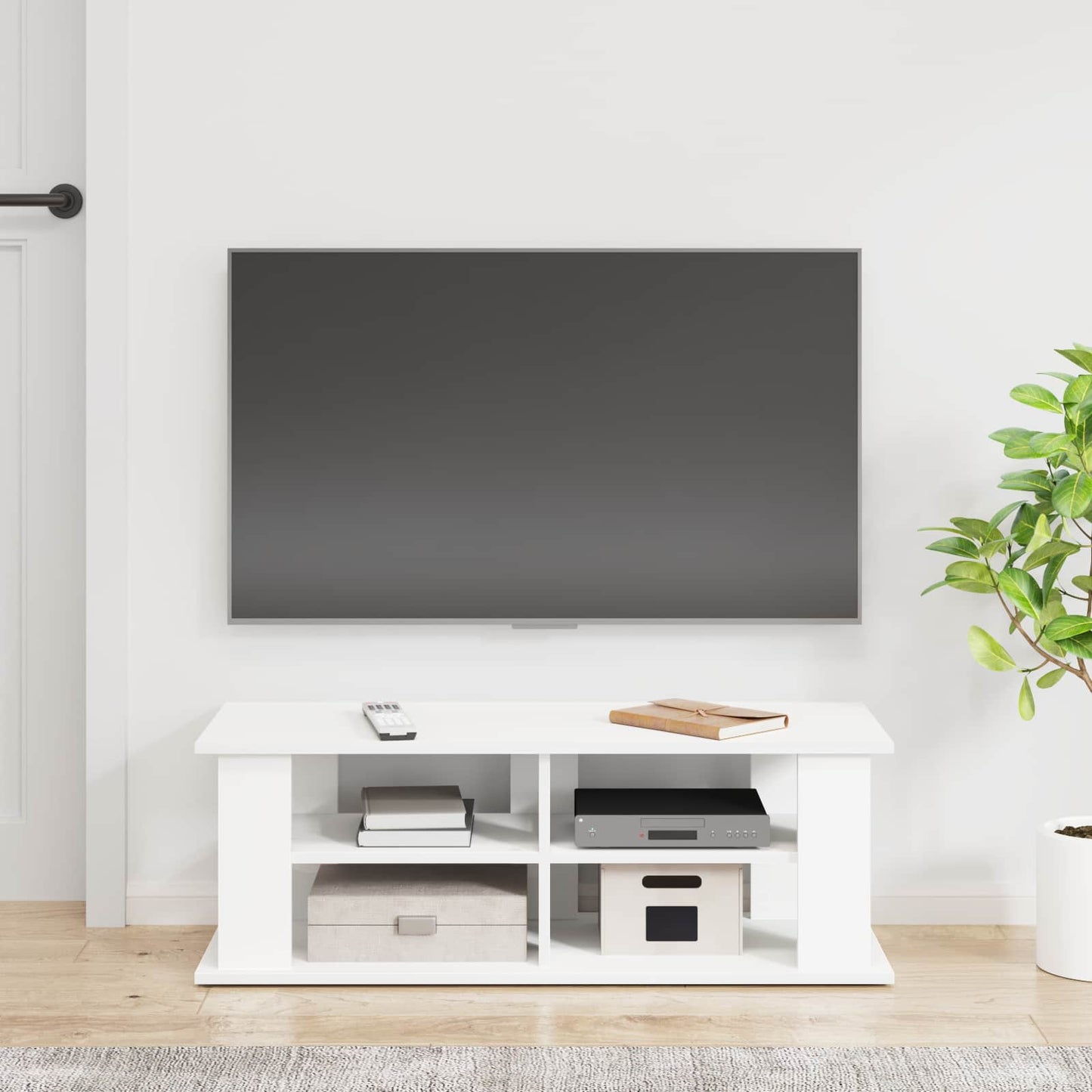 TV stand Hvid 96 x 35 x 33,5 cm