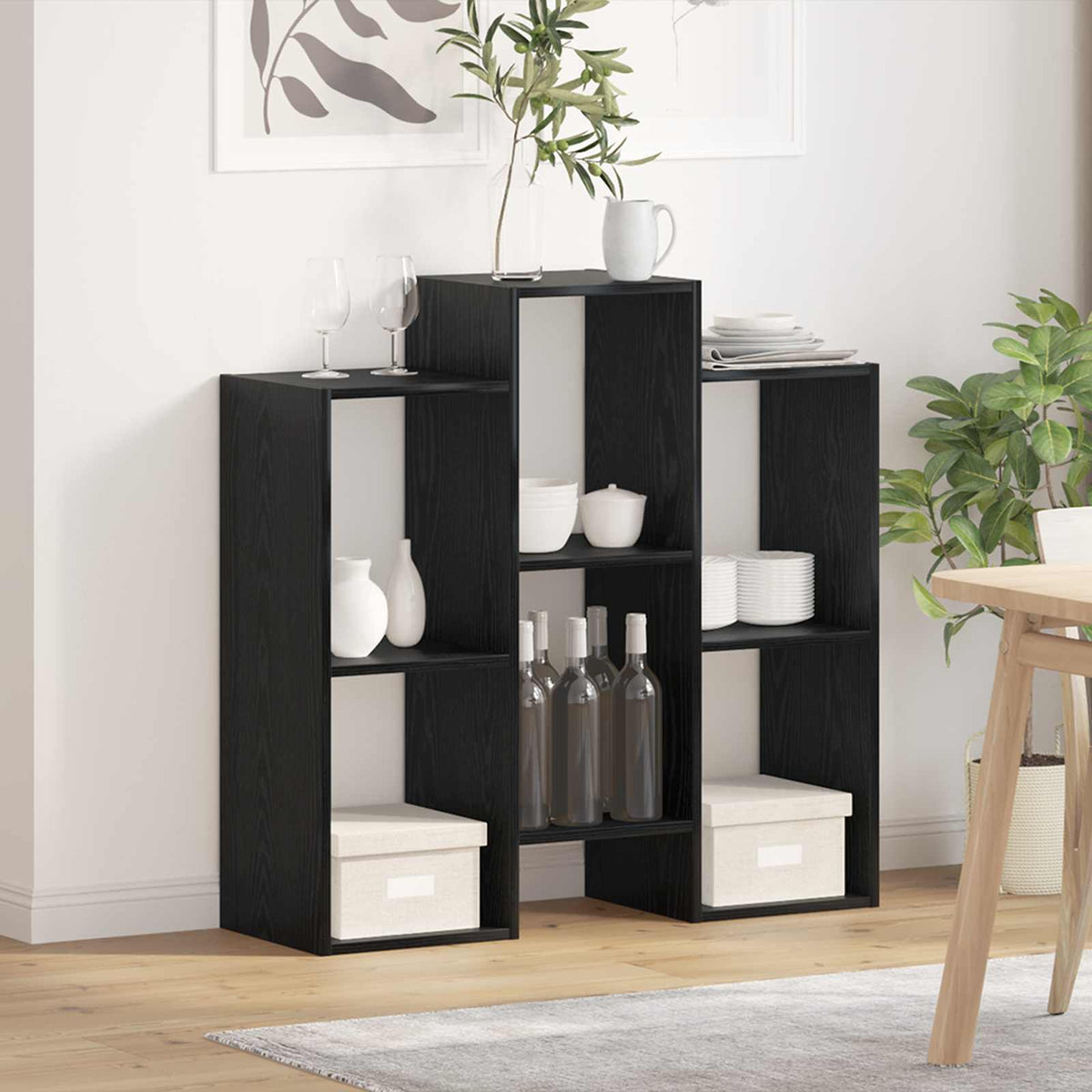 Sideboard Sort eg 90 x 30 x 90 cm