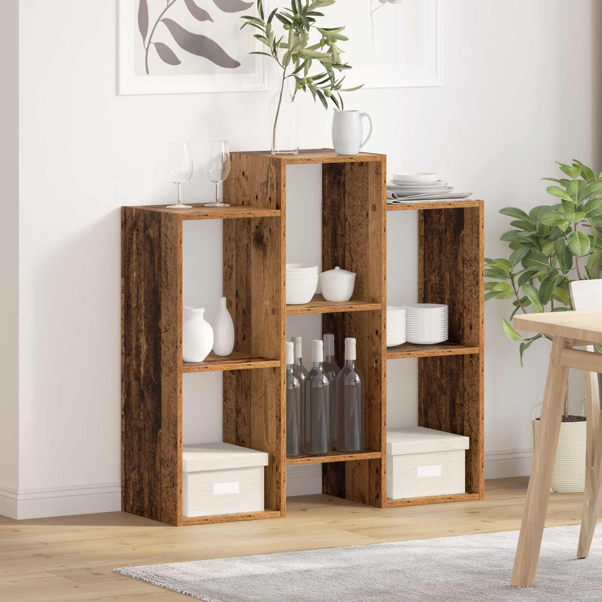 Sideboard Gammelt træ 90 x 30 x 90 cm