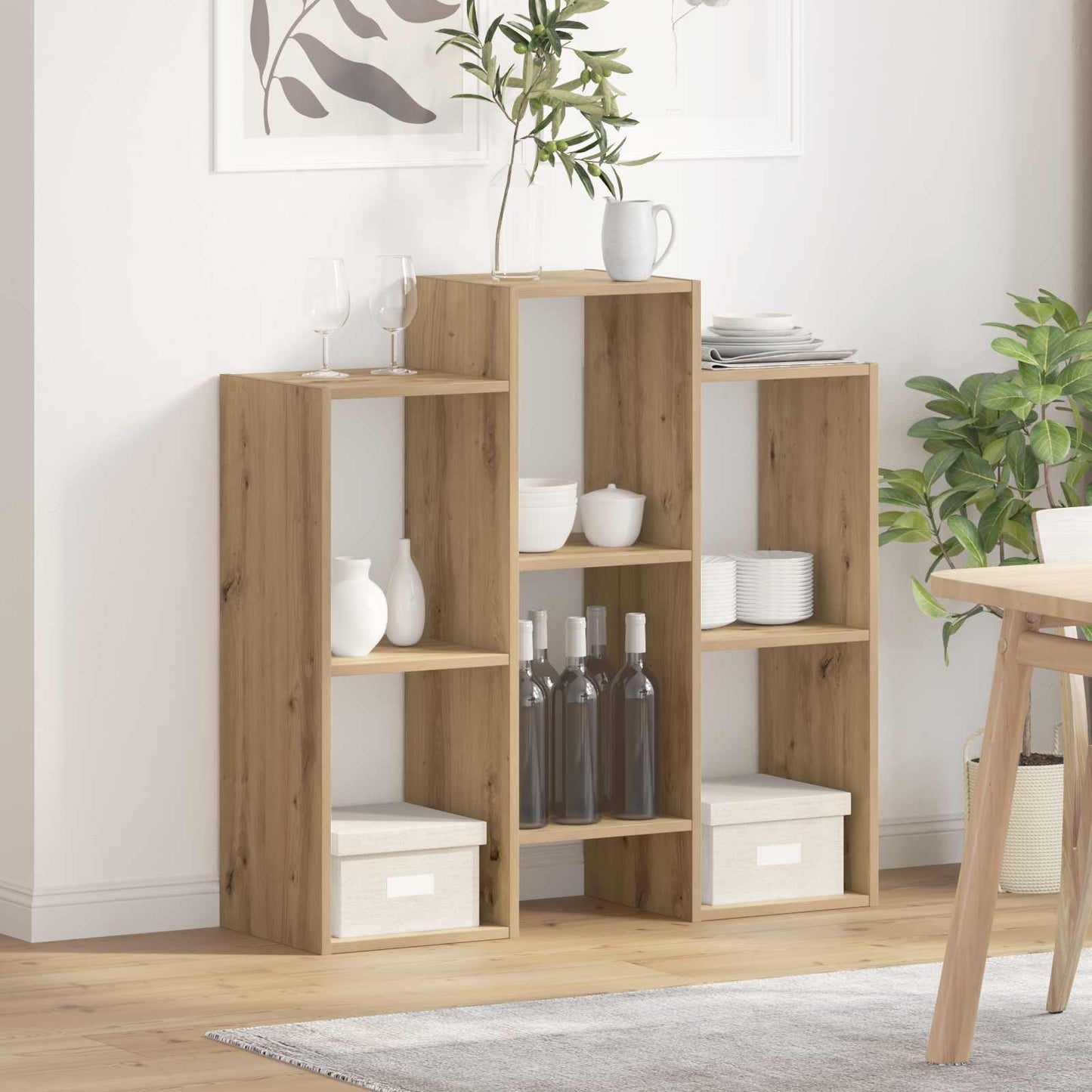Sideboard Artisan Egetræ 90 x 30 x 90 cm