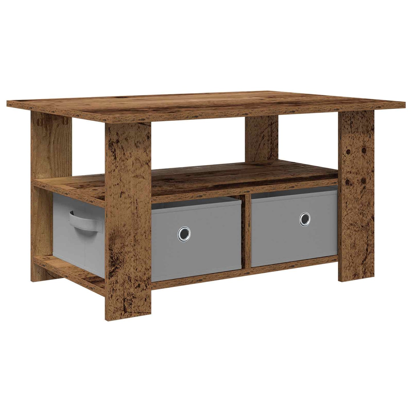 Sofabord Gammelt træ 77 x 55 x 42 cm Konstrueret træ