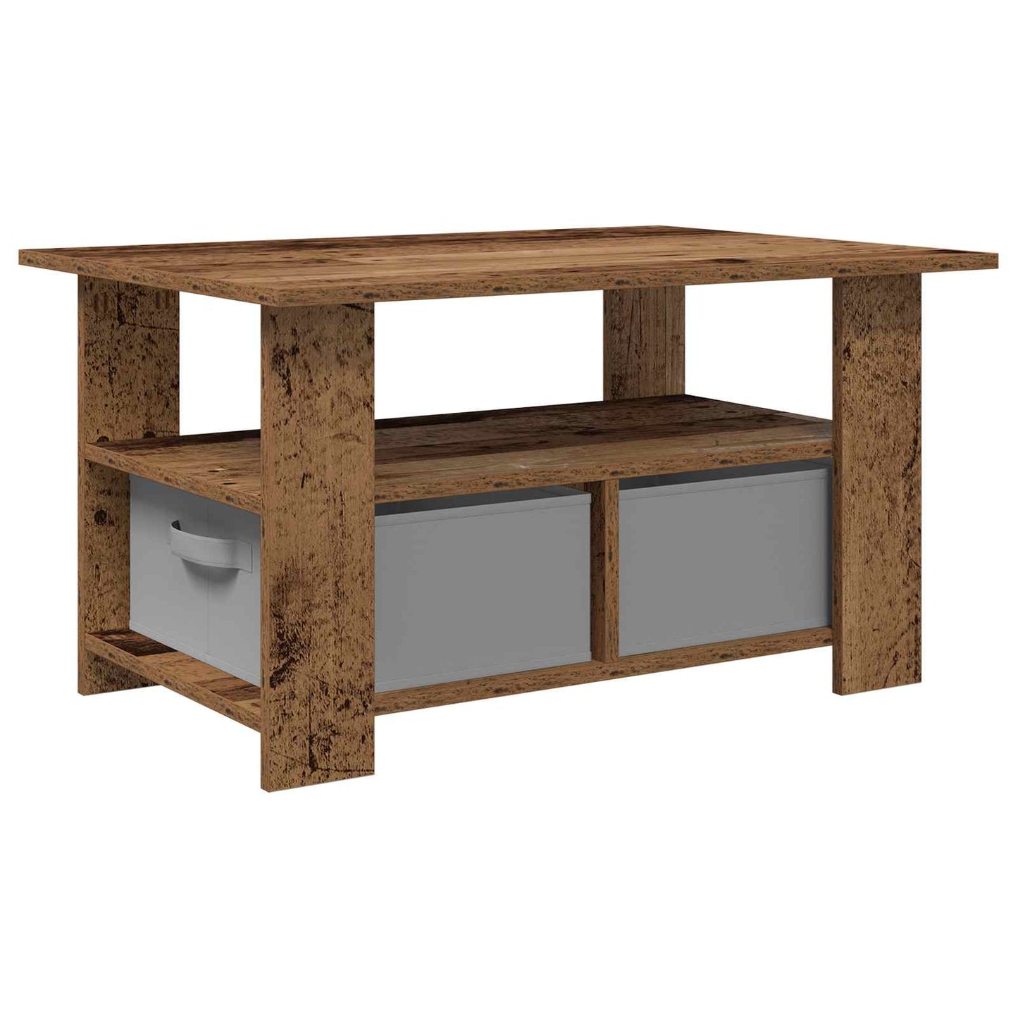 Sofabord Gammelt træ 77 x 55 x 42 cm Konstrueret træ