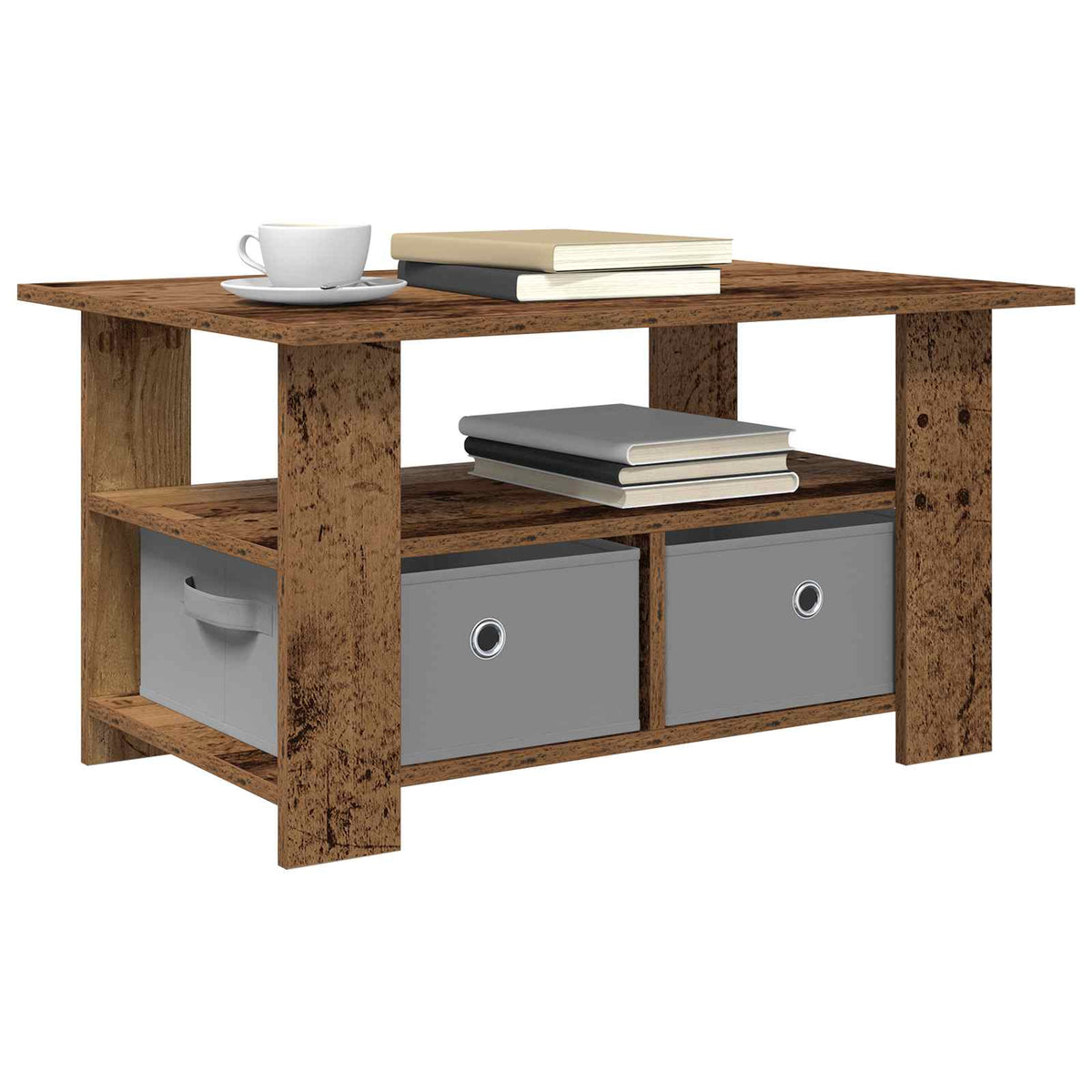 Sofabord Gammelt træ 77 x 55 x 42 cm Konstrueret træ