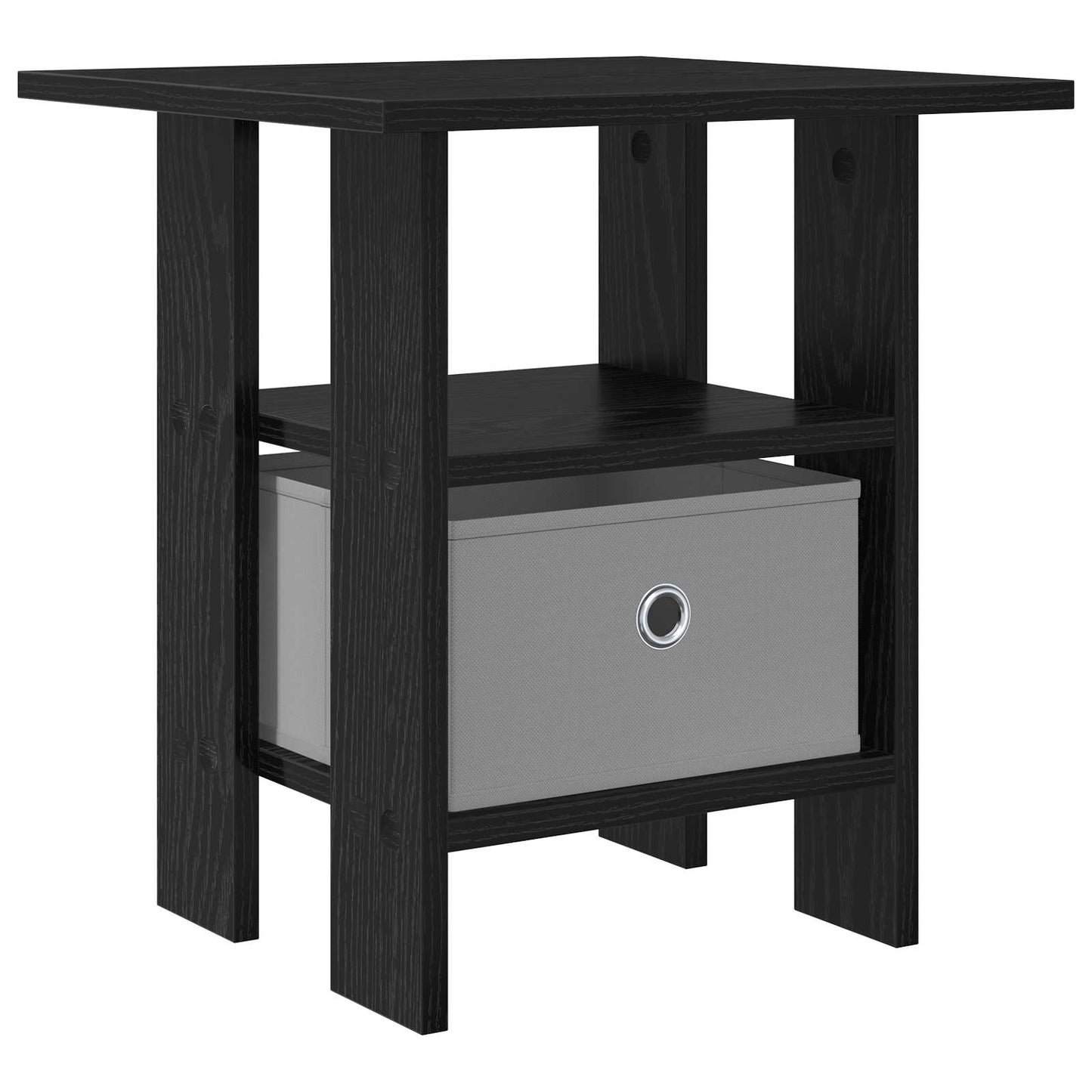 Sengebord Sort eg 41 x 40 x 45 cm Konstrueret træ