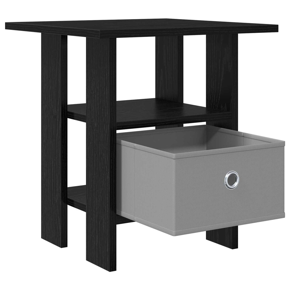 Sengebord Sort eg 41 x 40 x 45 cm Konstrueret træ