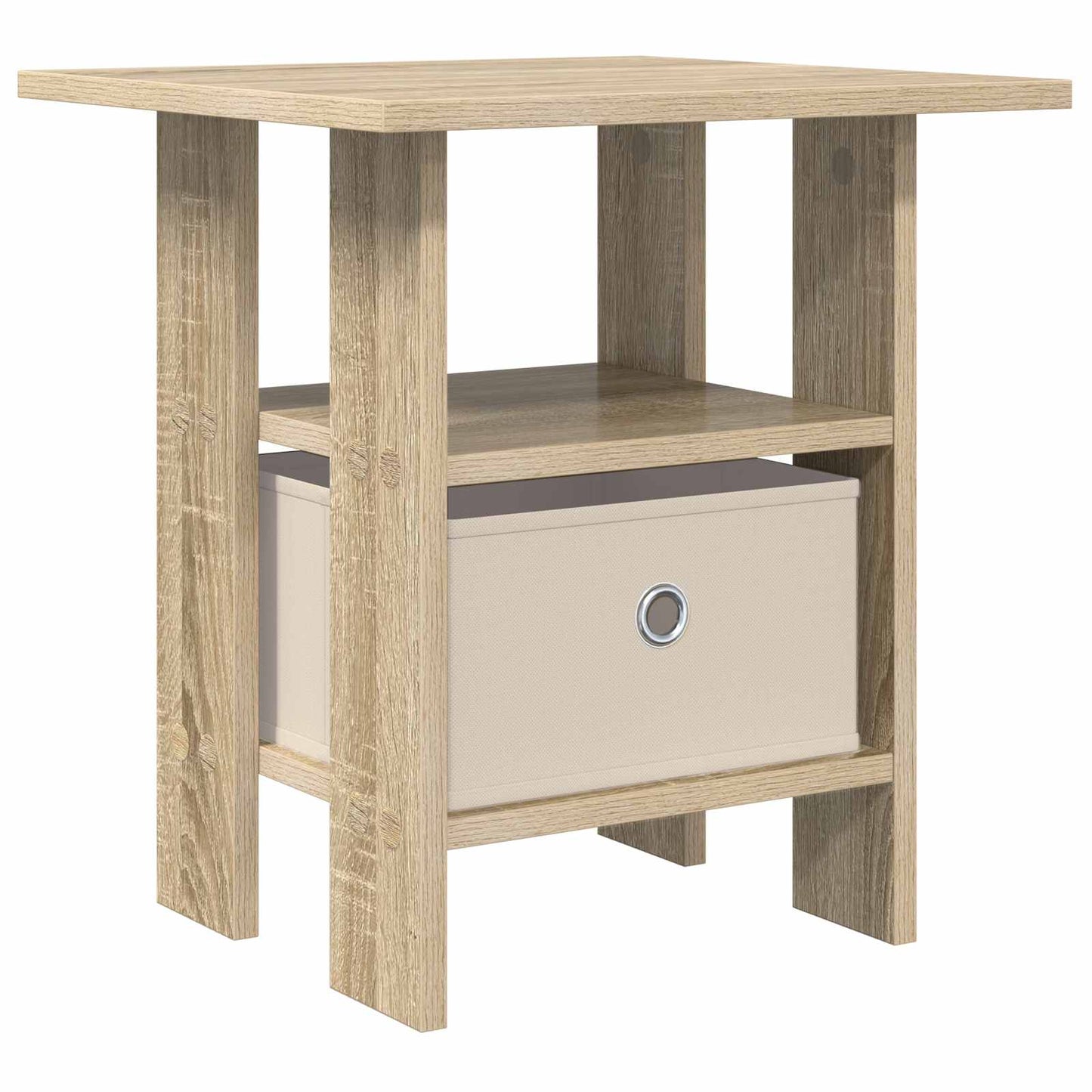 Sengebord Sonoma eg 41 x 40 x 45 cm Konstrueret træ