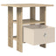 Sengebord Sonoma eg 41 x 40 x 45 cm Konstrueret træ