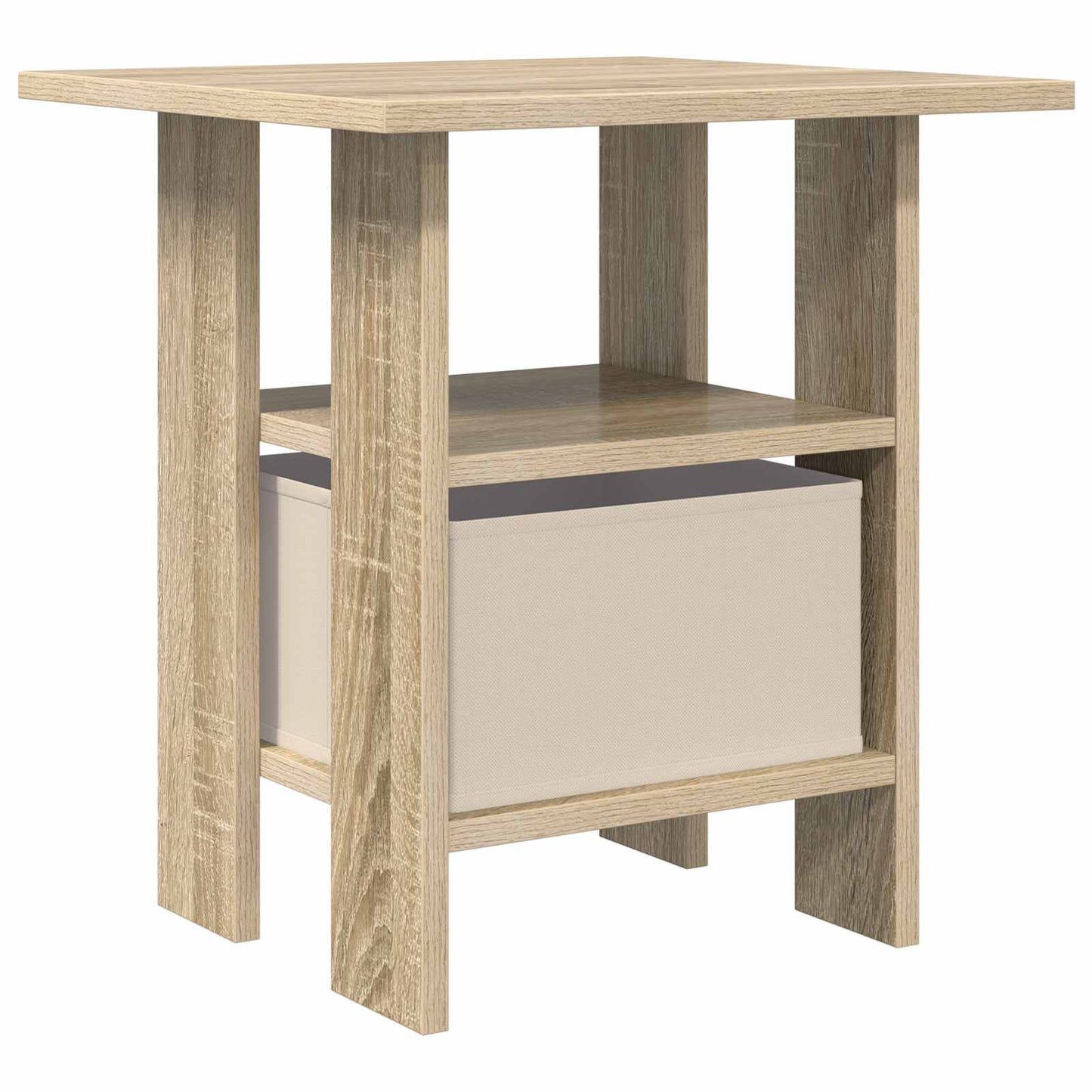 Sengebord Sonoma eg 41 x 40 x 45 cm Konstrueret træ