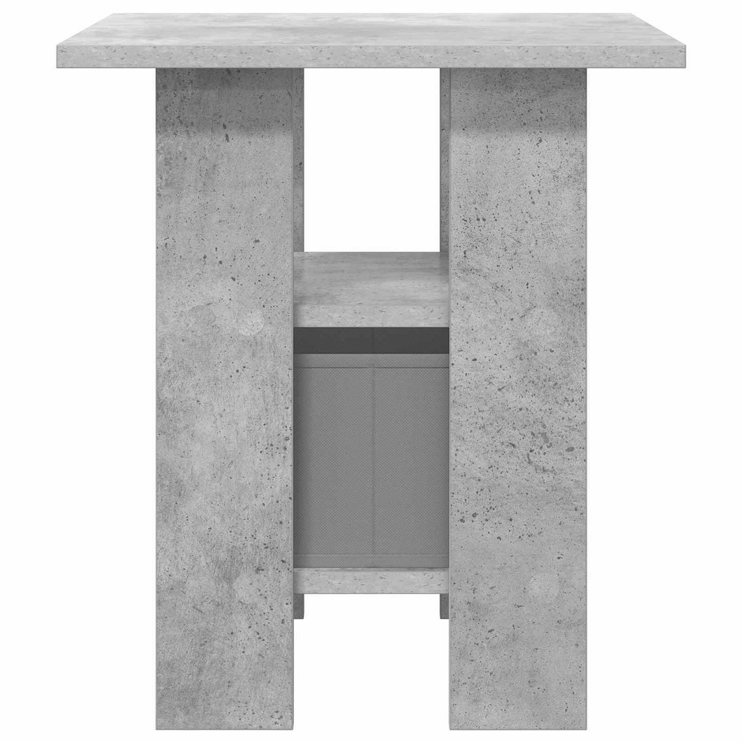 Sengebord 2 stk. Beton Grå 41 x 40 x 45 cm Konstrueret træ
