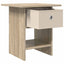 Sengebord 2 stk. Sonoma eg 41 x 40 x 45 cm Konstrueret træ