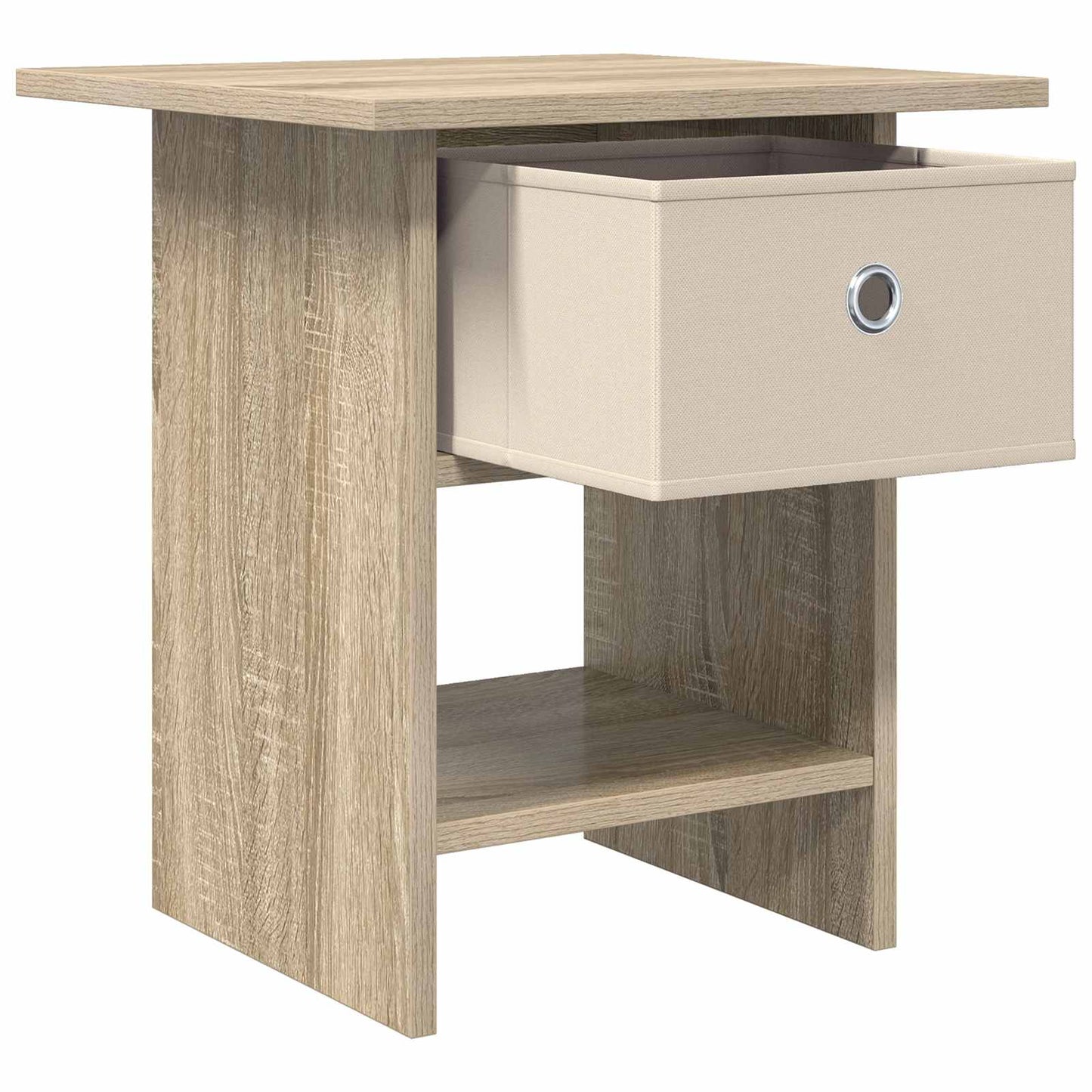 Sengebord 2 stk. Sonoma eg 41 x 40 x 45 cm Konstrueret træ