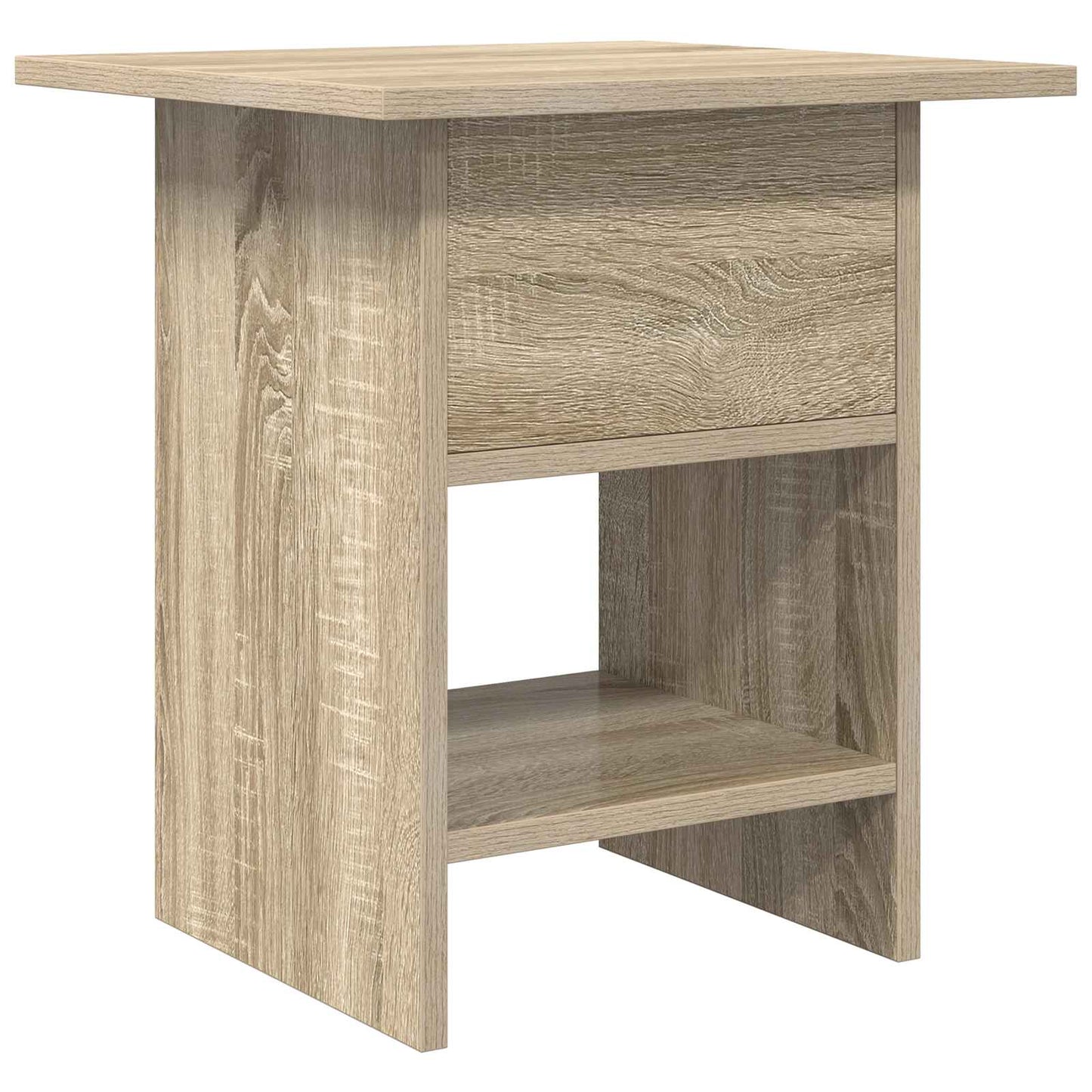 Sengebord 2 stk. Sonoma eg 41 x 40 x 45 cm Konstrueret træ