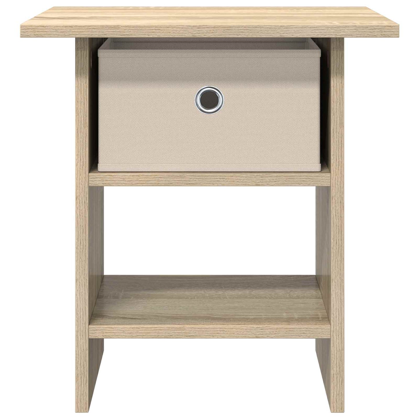 Sengebord 2 stk. Sonoma eg 41 x 40 x 45 cm Konstrueret træ