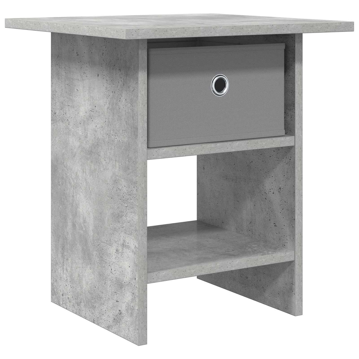 Sengebord Beton Grå 41 x 40 x 45 cm Konstrueret træ