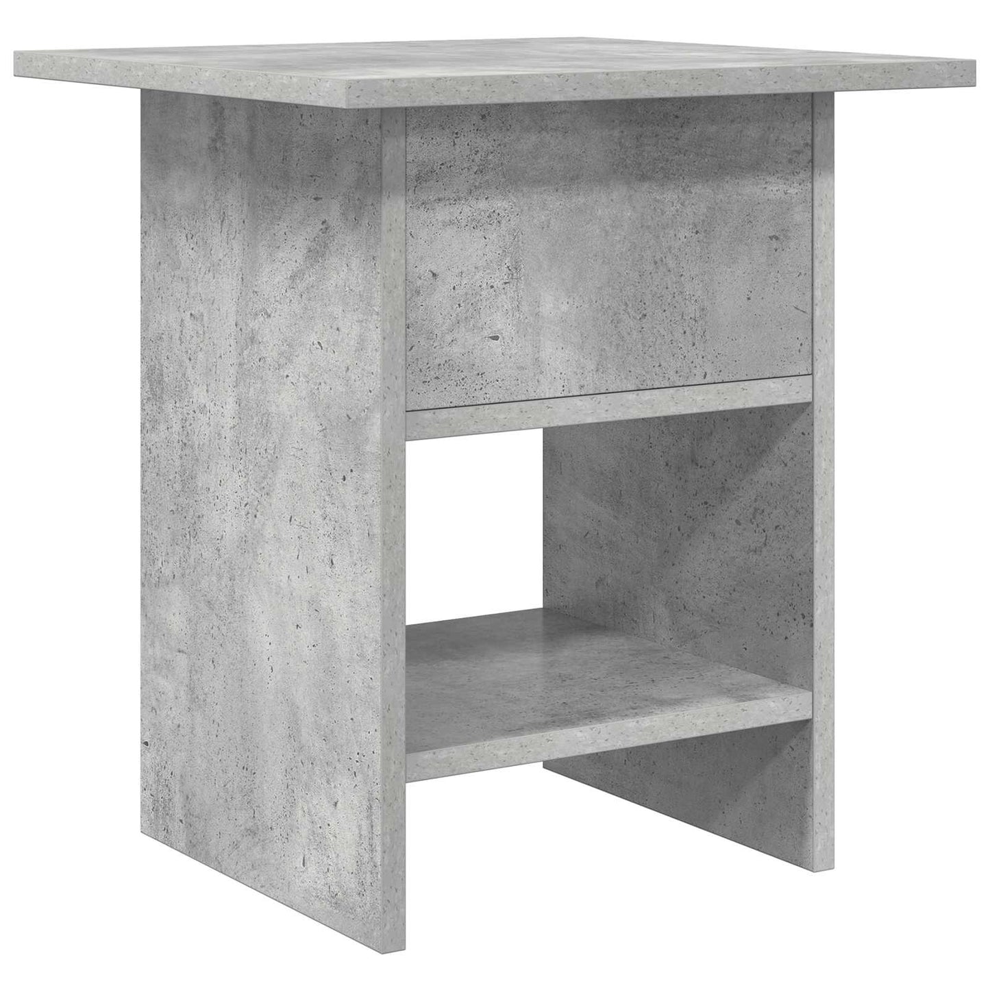 Sengebord Beton Grå 41 x 40 x 45 cm Konstrueret træ