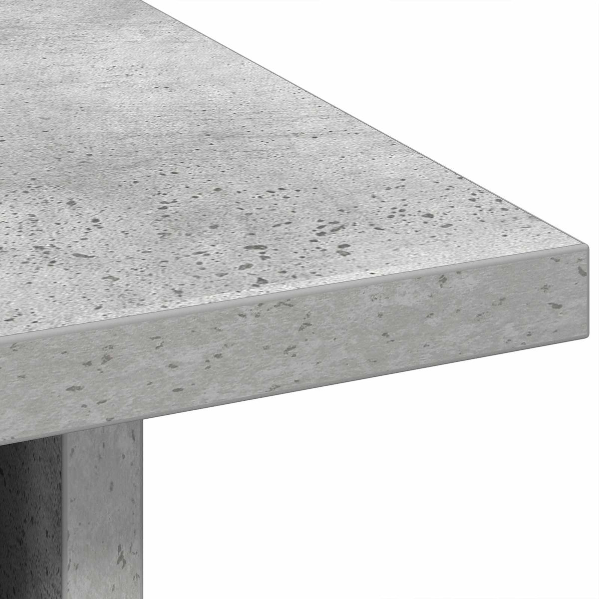 Sengebord 2 stk. Beton Grå 41 x 40 x 45 cm Konstrueret træ