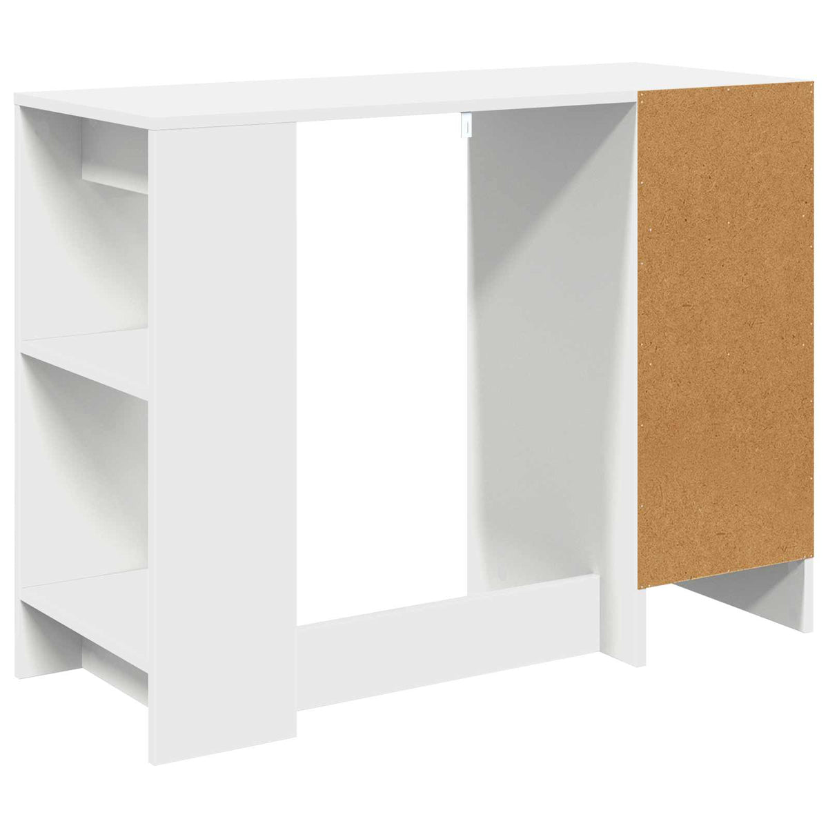 Bord Hvid 100 x 40 x 75 cm Konstrueret træ