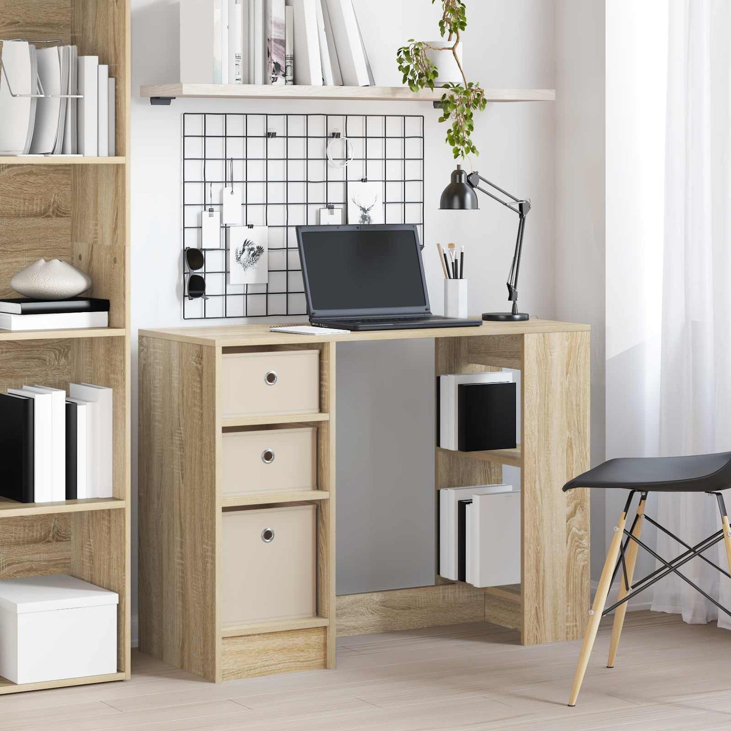 Bord Sonoma eg 100 x 40 x 75 cm Konstrueret træ