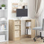 Bord Sonoma eg 100 x 40 x 75 cm Konstrueret træ