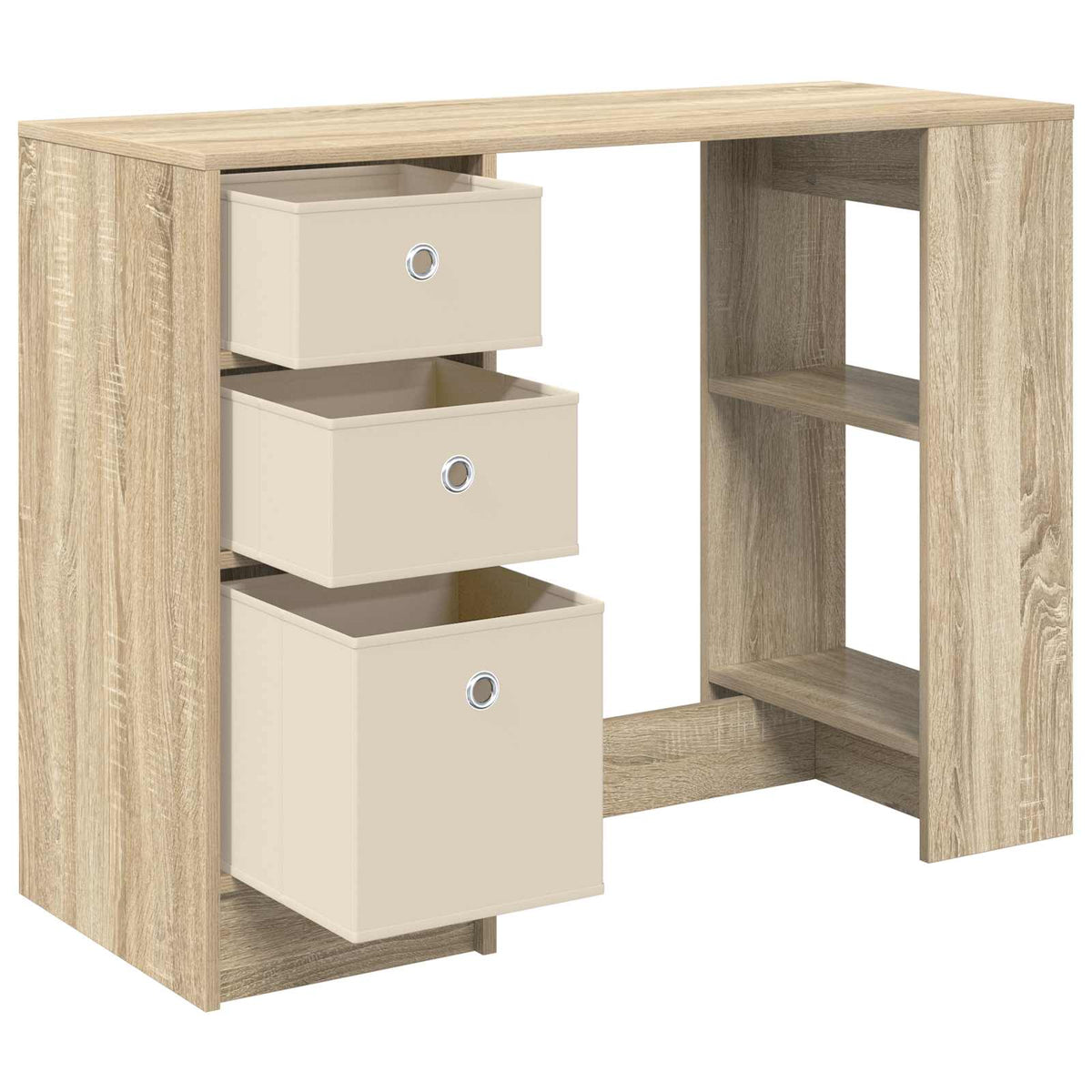 Bord Sonoma eg 100 x 40 x 75 cm Konstrueret træ