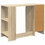 Bord Sonoma eg 100 x 40 x 75 cm Konstrueret træ