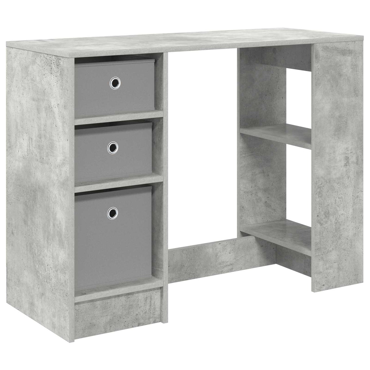 Bord Beton Grå 100 x 40 x 75 cm Konstrueret træ