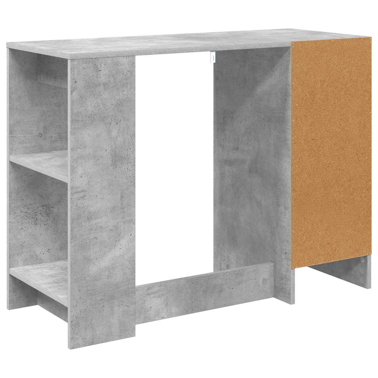 Bord Beton Grå 100 x 40 x 75 cm Konstrueret træ