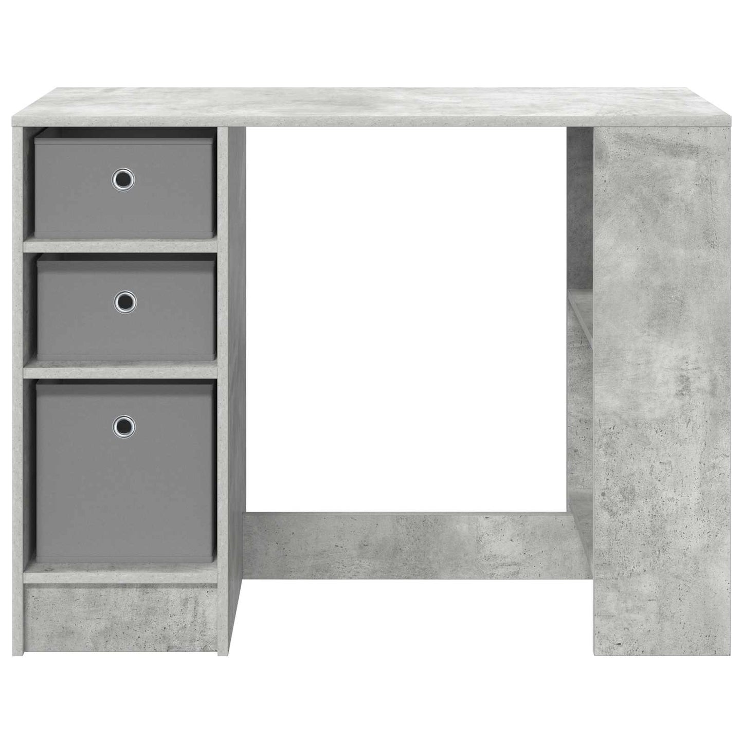 Bord Beton Grå 100 x 40 x 75 cm Konstrueret træ