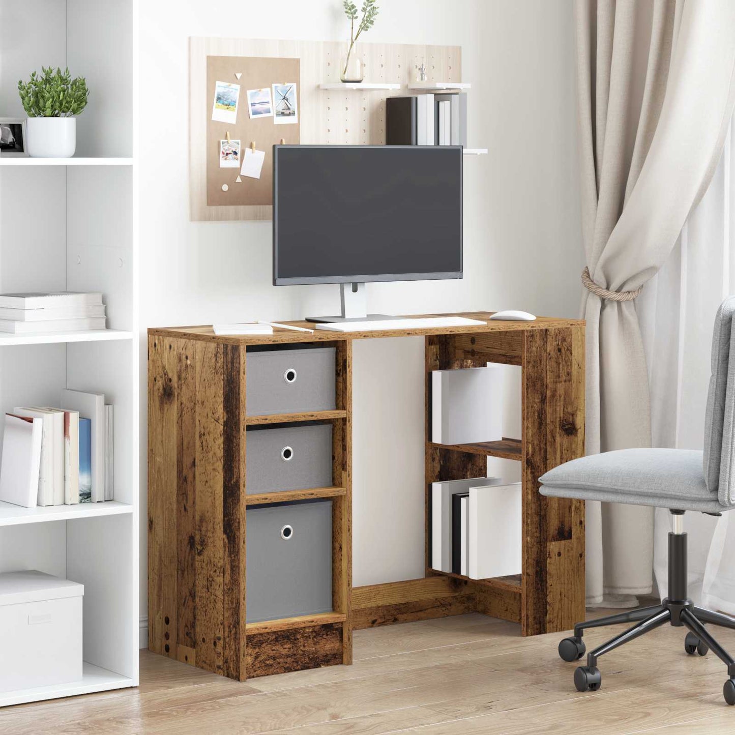 Bord Gammelt træ 100 x 40 x 75 cm Konstrueret træ