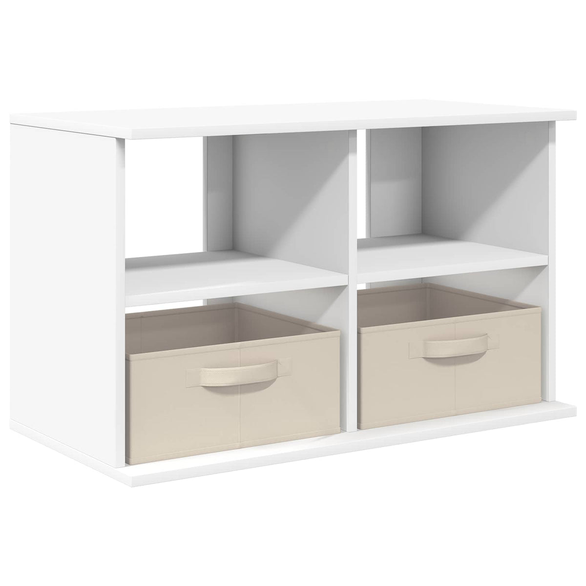 TV stand med skuffe Hvid 79 x 40 x 48 cm