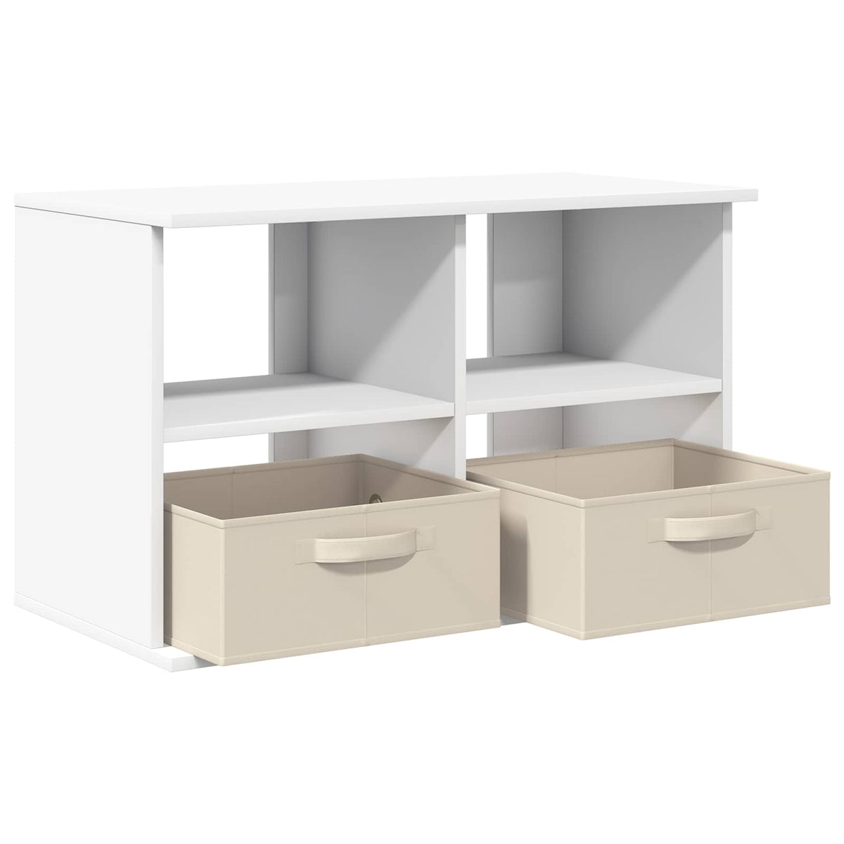 TV stand med skuffe Hvid 79 x 40 x 48 cm
