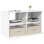TV stand med skuffe Hvid 79 x 40 x 48 cm