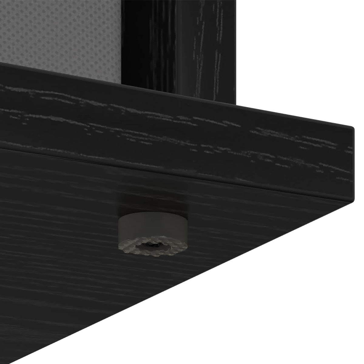 TV stand med skuffe Sort eg 79 x 40 x 48 cm