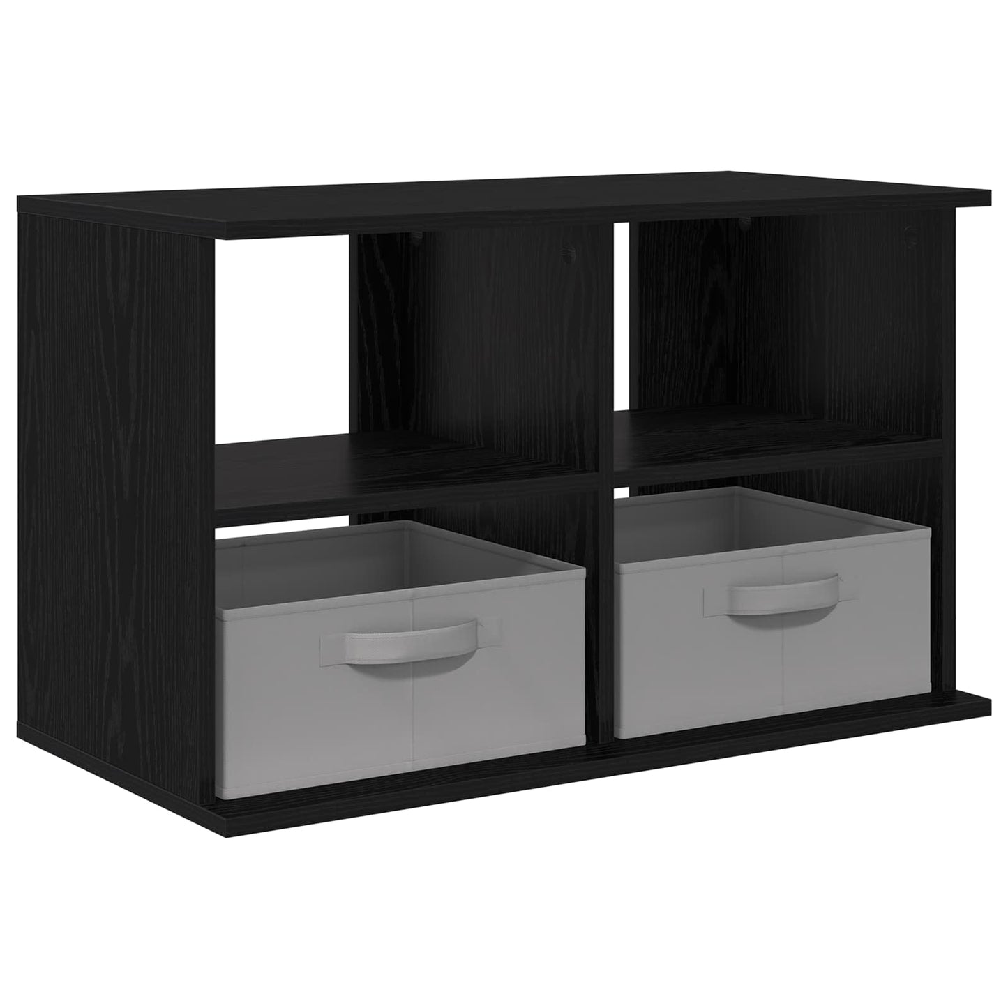 TV stand med skuffe Sort eg 79 x 40 x 48 cm