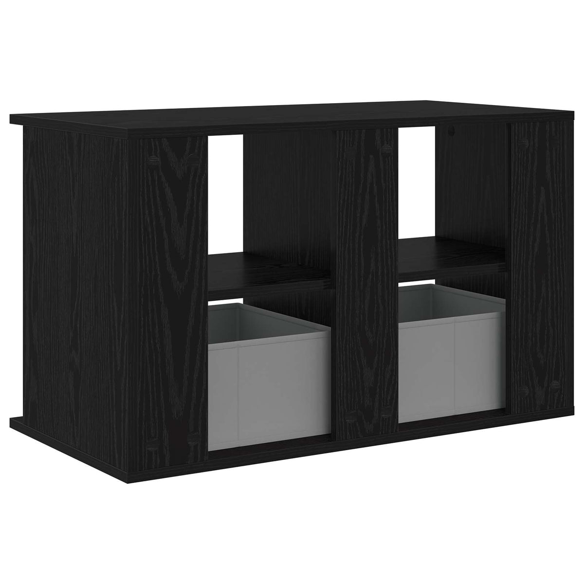 TV stand med skuffe Sort eg 79 x 40 x 48 cm