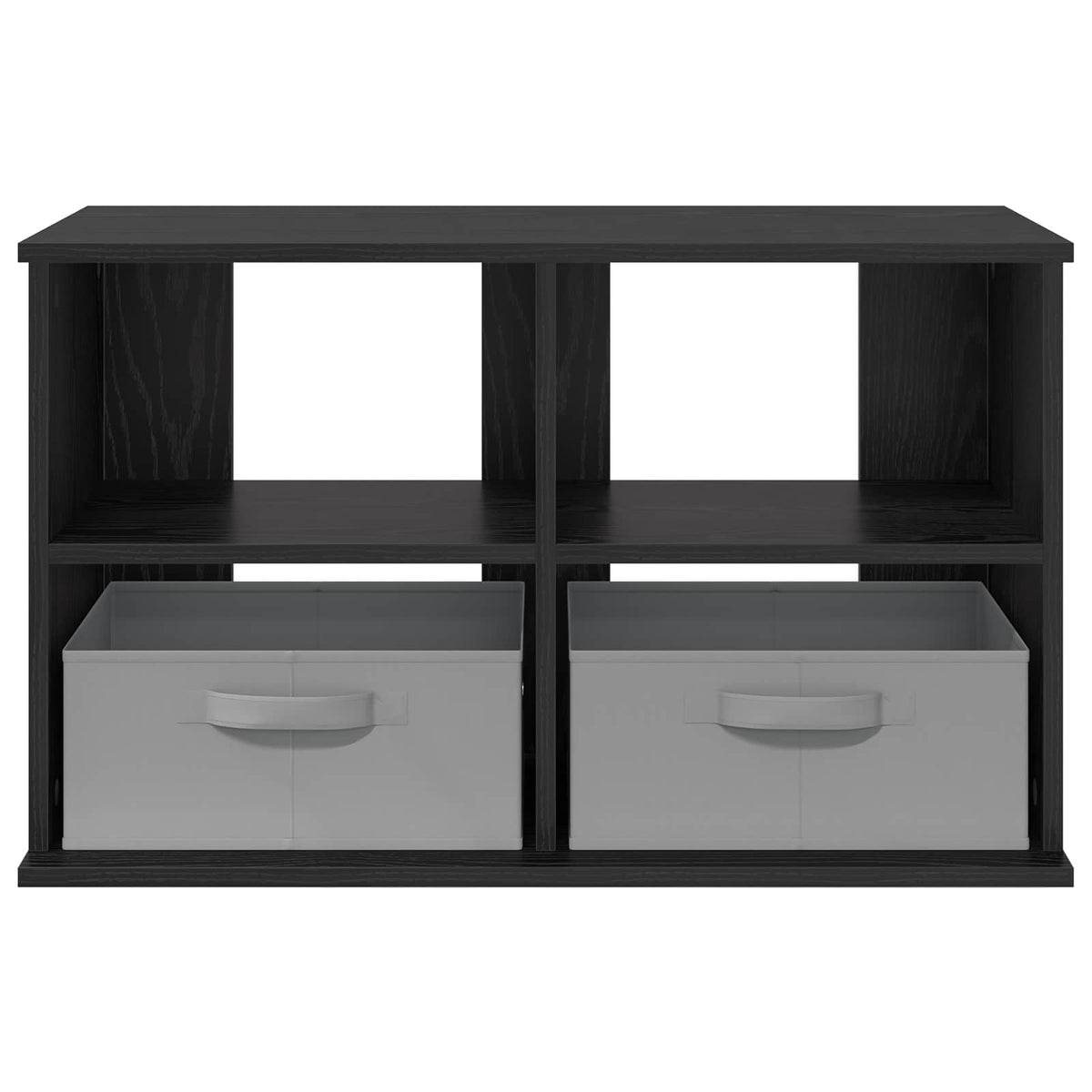 TV stand med skuffe Sort eg 79 x 40 x 48 cm