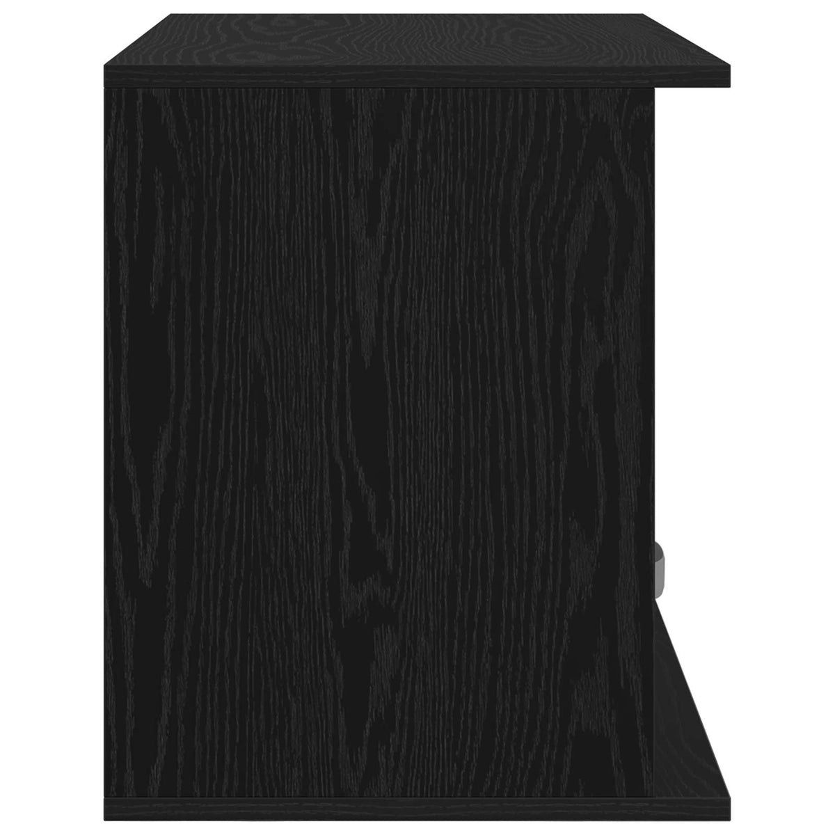 TV stand med skuffe Sort eg 79 x 40 x 48 cm