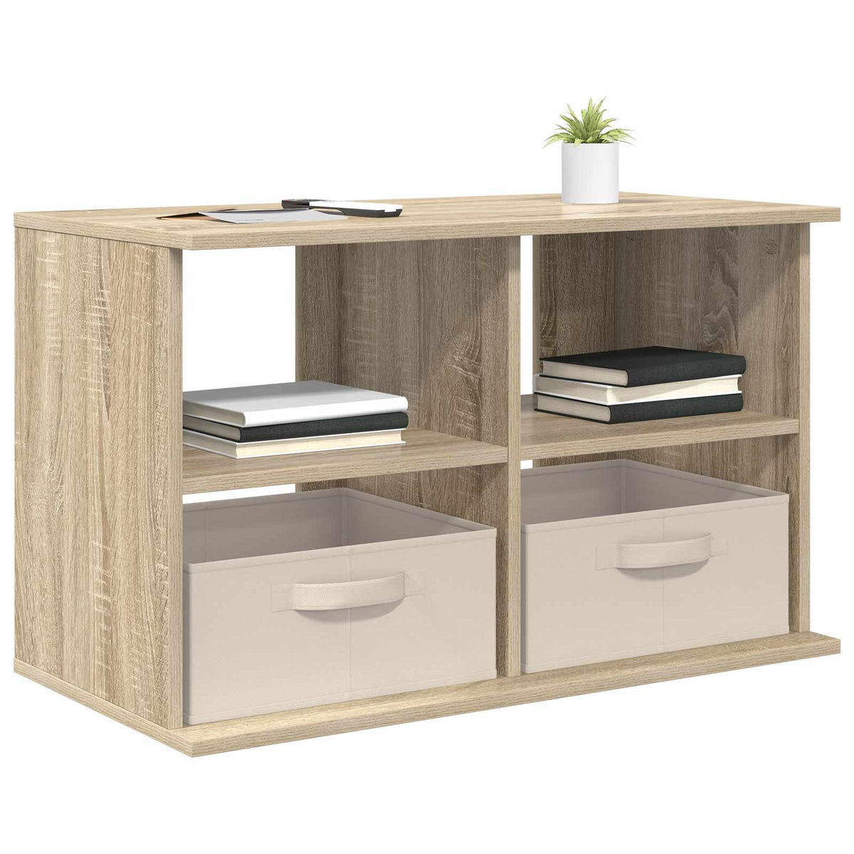 TV stand med skuffe Sonoma eg 79 x 40 x 48 cm