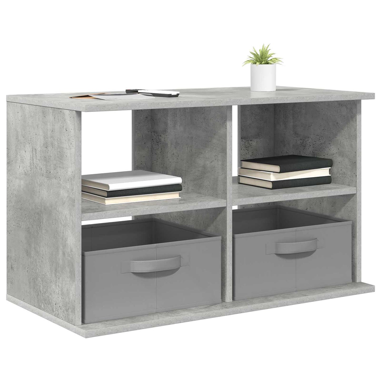 TV stand med skuffe Beton Grå 79 x 40 x 48 cm